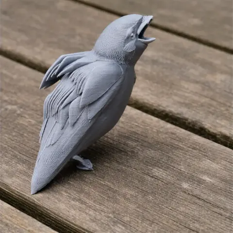 Bare-throated whistler - Prehistoric Animal STL
