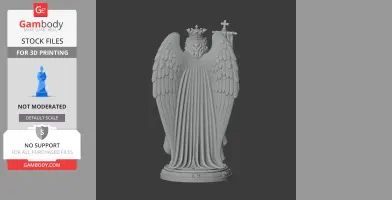 Saint Athleta Christi - Devotional Statue - STL 3D Print