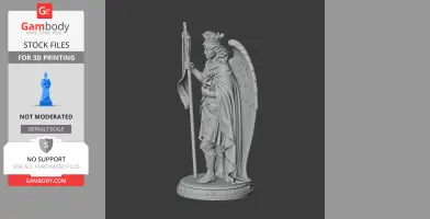 Saint Athleta Christi - Devotional Statue - STL 3D Print
