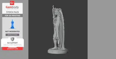 Saint Athleta Christi - Devotional Statue - STL 3D Print