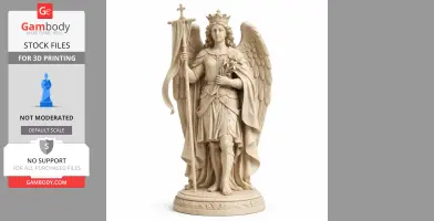 Saint Athleta Christi - Devotional Statue - STL 3D Print