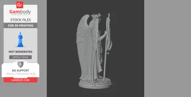 Saint Athleta Christi - Devotional Statue - STL 3D Print