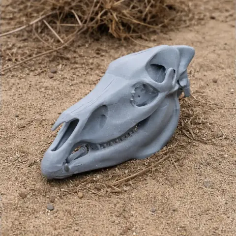 Zebra Skull - Skull Replica STL