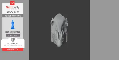 Zebra Skull - Skull Replica STL