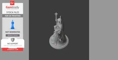 Saint Athracht - Devotional Statue - STL 3D Print