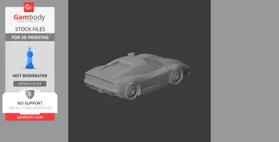 Enzo Ferrari (automobile) - Scale Vehicle STL