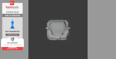 Enzo Ferrari (automobile) - Scale Vehicle STL
