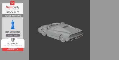 Enzo Ferrari (automobile) - Scale Vehicle STL