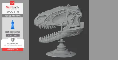Zhenyuanlong Skull - Skull Replica STL