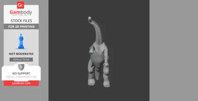 Barosaurus - Prehistoric Animal STL