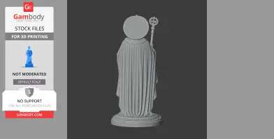 Saint Attilanus - Devotional Statue - STL 3D Print