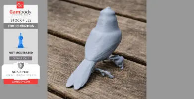 Barratt's warbler - Prehistoric Animal STL