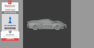 Exotic Rides W70 - Scale Vehicle STL