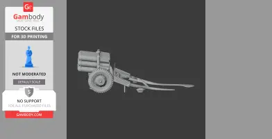 Pampero (multiple rocket launcher) - Tank Model STL