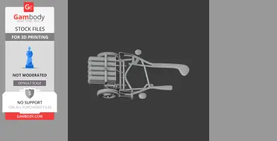 Pampero (multiple rocket launcher) - Tank Model STL