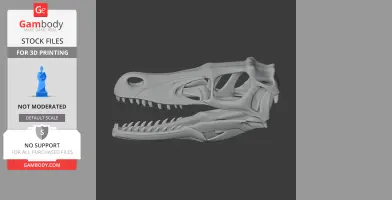 Zuul Skull - Skull Replica STL