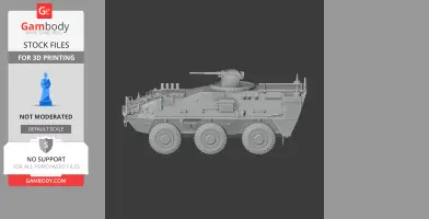 Pandur I (6×6) - Tank Model STL