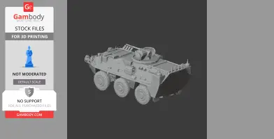 Pandur I (6×6) - Tank Model STL