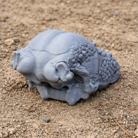 Zhongjianosaurus Skull - Skull Replica STL