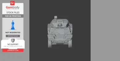 Panhard CRAB - Tank Model STL
