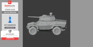 Panhard CRAB - Tank Model STL