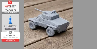 Panhard CRAB - Tank Model STL