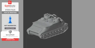 Pansarbandvagn 302 - Tank Model STL