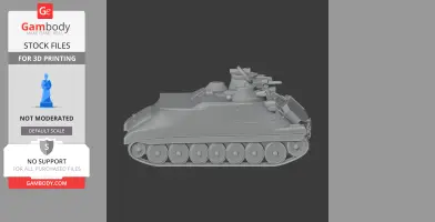 Pansarbandvagn 302 - Tank Model STL