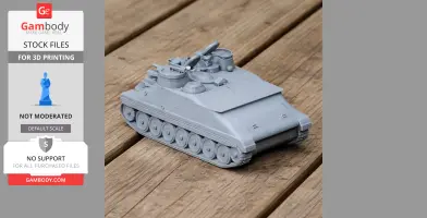 Pansarbandvagn 302 - Tank Model STL