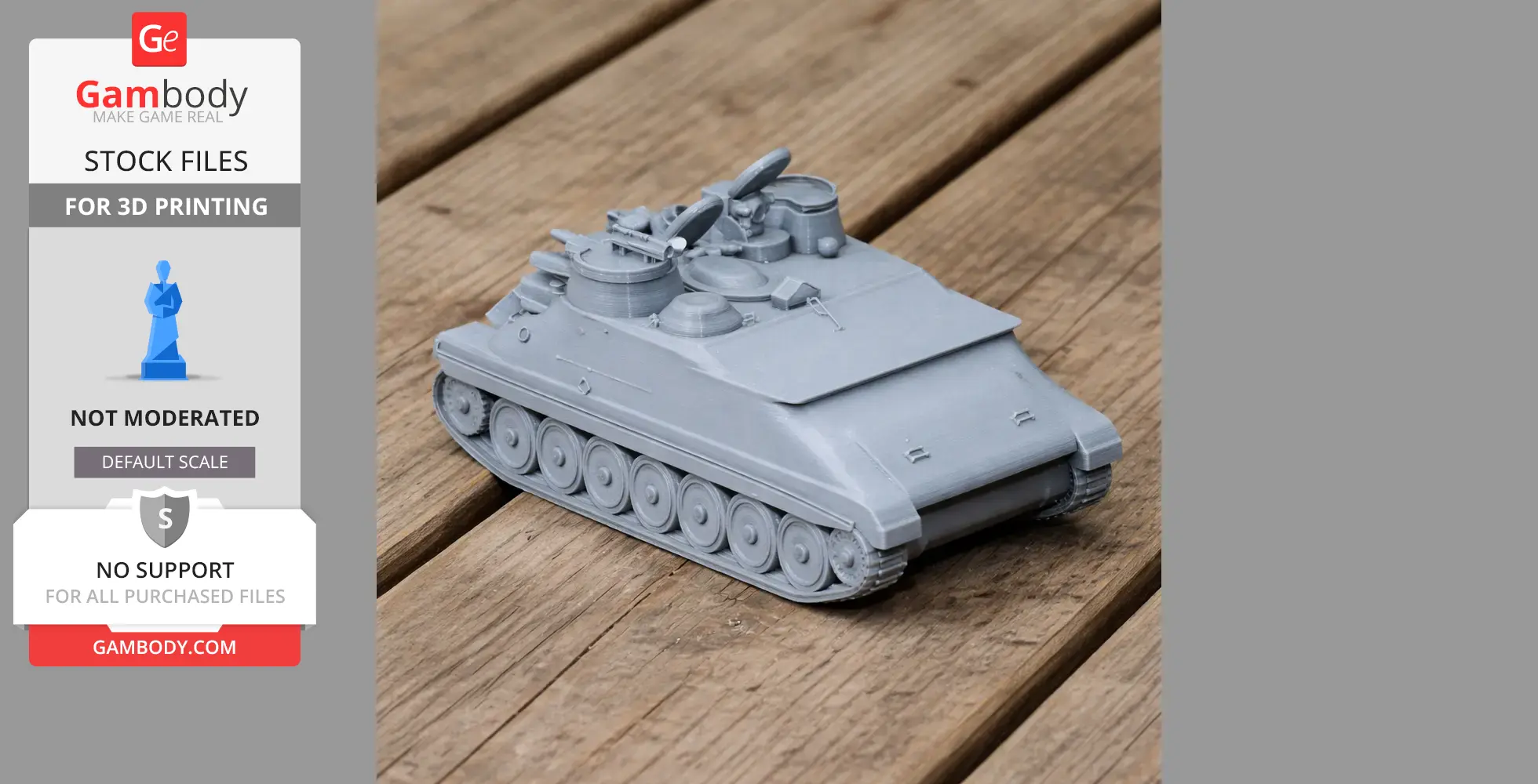 Pansarbandvagn 302 - Tank Model STL