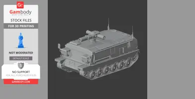 Pansarvarnsrobotbandvagn 551 - Tank Model STL