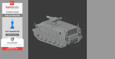 Pansarvarnsrobotbandvagn 551 - Tank Model STL