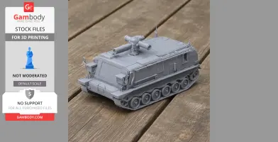 Pansarvarnsrobotbandvagn 551 - Tank Model STL
