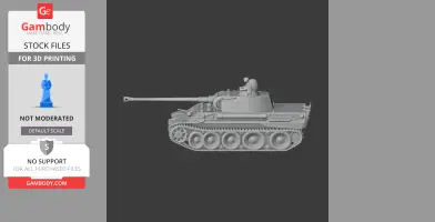 Panther Ausf A tank - Tank Model STL