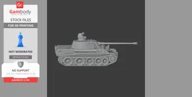 Panther Ausf A tank - Tank Model STL