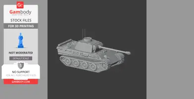 Panther tank - Tank Model STL