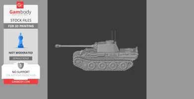 Panther tank - Tank Model STL