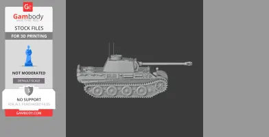 Panther tank - Tank Model STL
