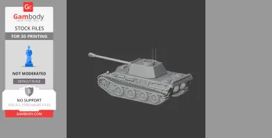Panther tank - Tank Model STL