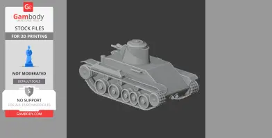 Panzer 35(t) tank - Tank Model STL