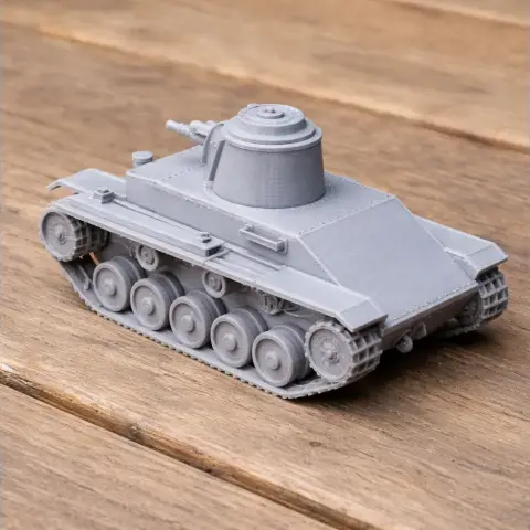 Panzer 35(t) tank - Tank Model STL