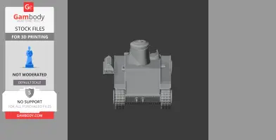 Panzer 35(t) tank - Tank Model STL