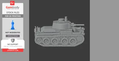 Panzer 38(t) tank - Tank Model STL