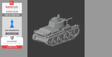 Panzer 38(t) tank - Tank Model STL