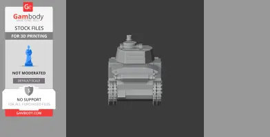 Panzer 38(t) tank - Tank Model STL