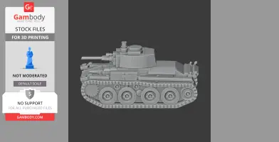Panzer 38(t) tank - Tank Model STL