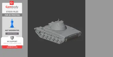 Panzer 58 - Tank Model STL