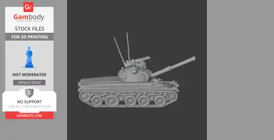 Panzer 61 - Tank Model STL