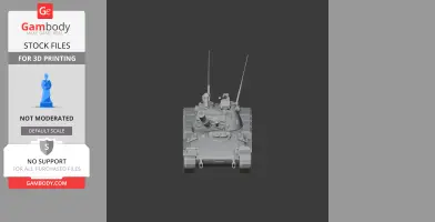 Panzer 61 - Tank Model STL