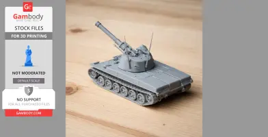 Panzer 61 tank - Tank Model STL